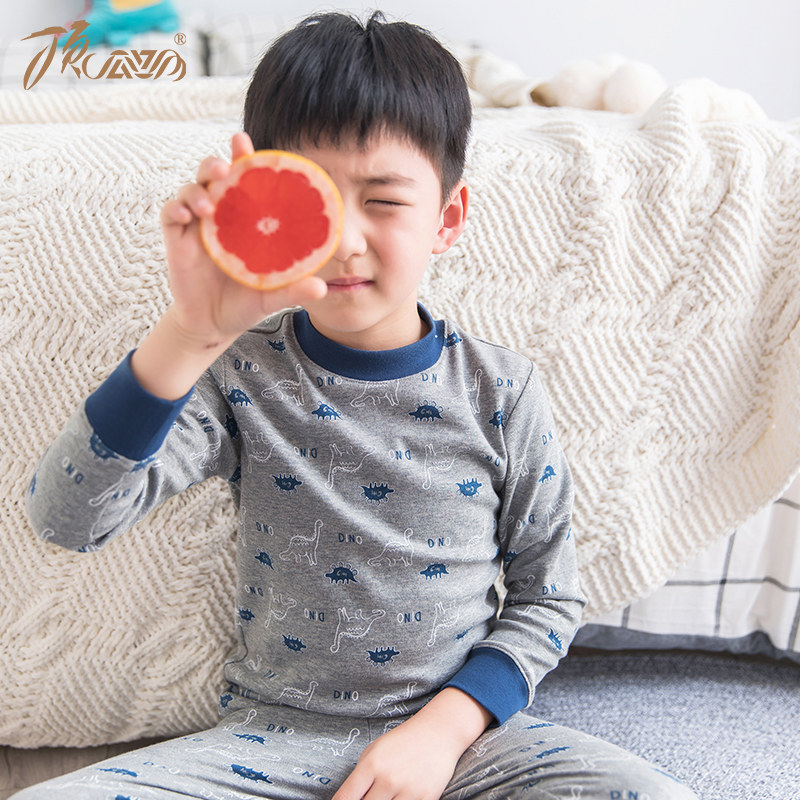 顶呱呱儿童保暖内衣全棉中大童男童睡衣秋冬秋衣秋套装纯棉套装,童装/婴儿装/亲子装,内衣套装,淘宝优惠券,粉丝福利购,淘宝优惠卷