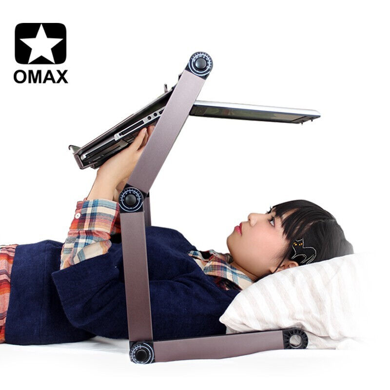 OMAX平躺着床上用笔记本电脑桌床上折叠桌平躺着用笔记本支架站立