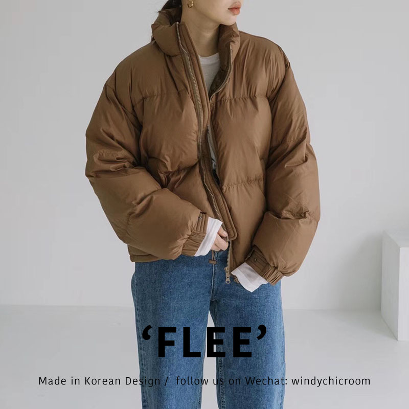 已截单【flee】韩国19面包羽绒服