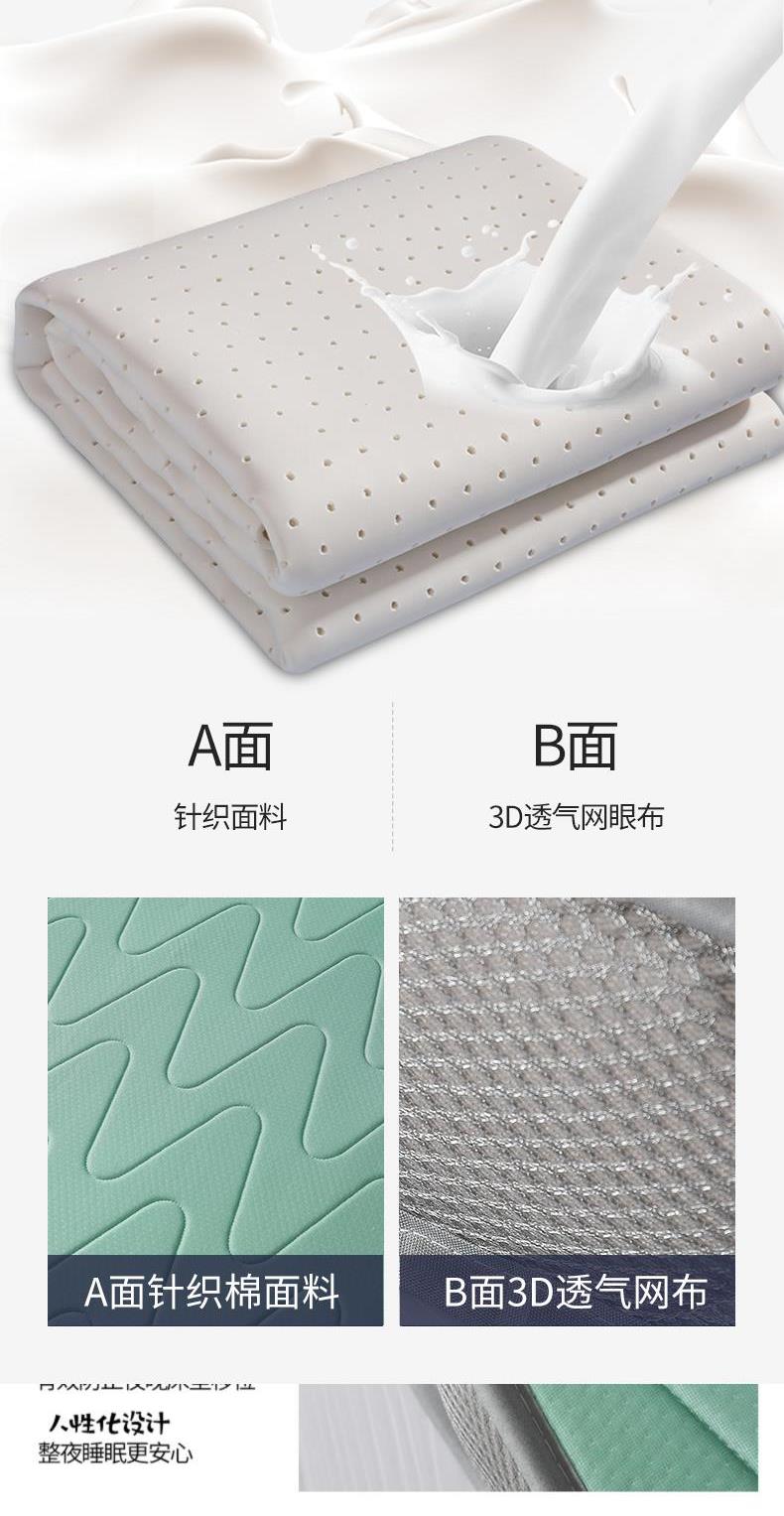 Nệm cao su đơn Sinh viên Ký túc xá Giường 0,9m1,9 Giường Dice Pad 0,8 mét x 2 Tùy chỉnh 90cm - Nệm đệm y tế