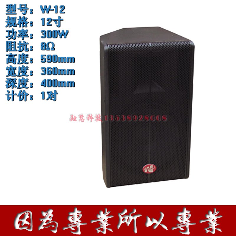 单12寸 单15寸 舞台演出演艺KTV慢摇吧音箱 专业商务会议娱乐音箱