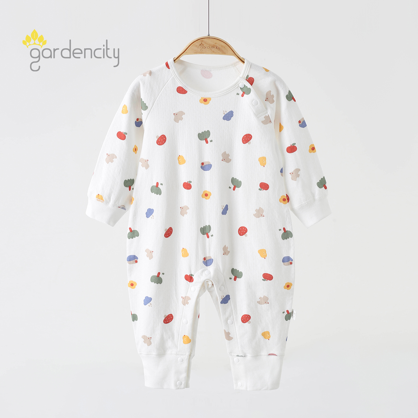 gardencity婴儿连体衣春秋纯棉
