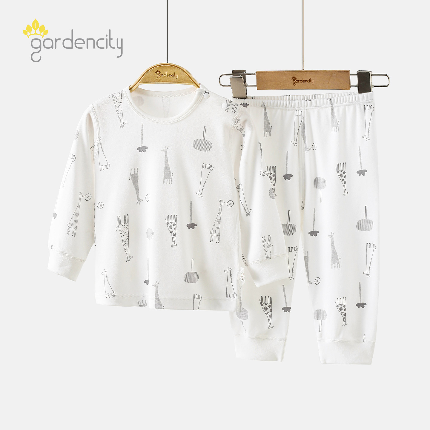 gardencity婴儿家居服套装春秋季