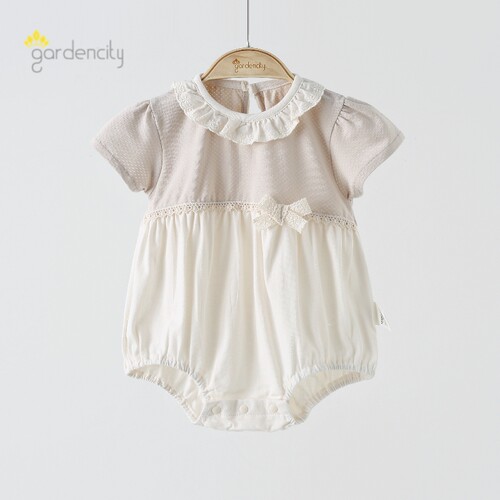 gardencity女宝宝短袖包屁衣
