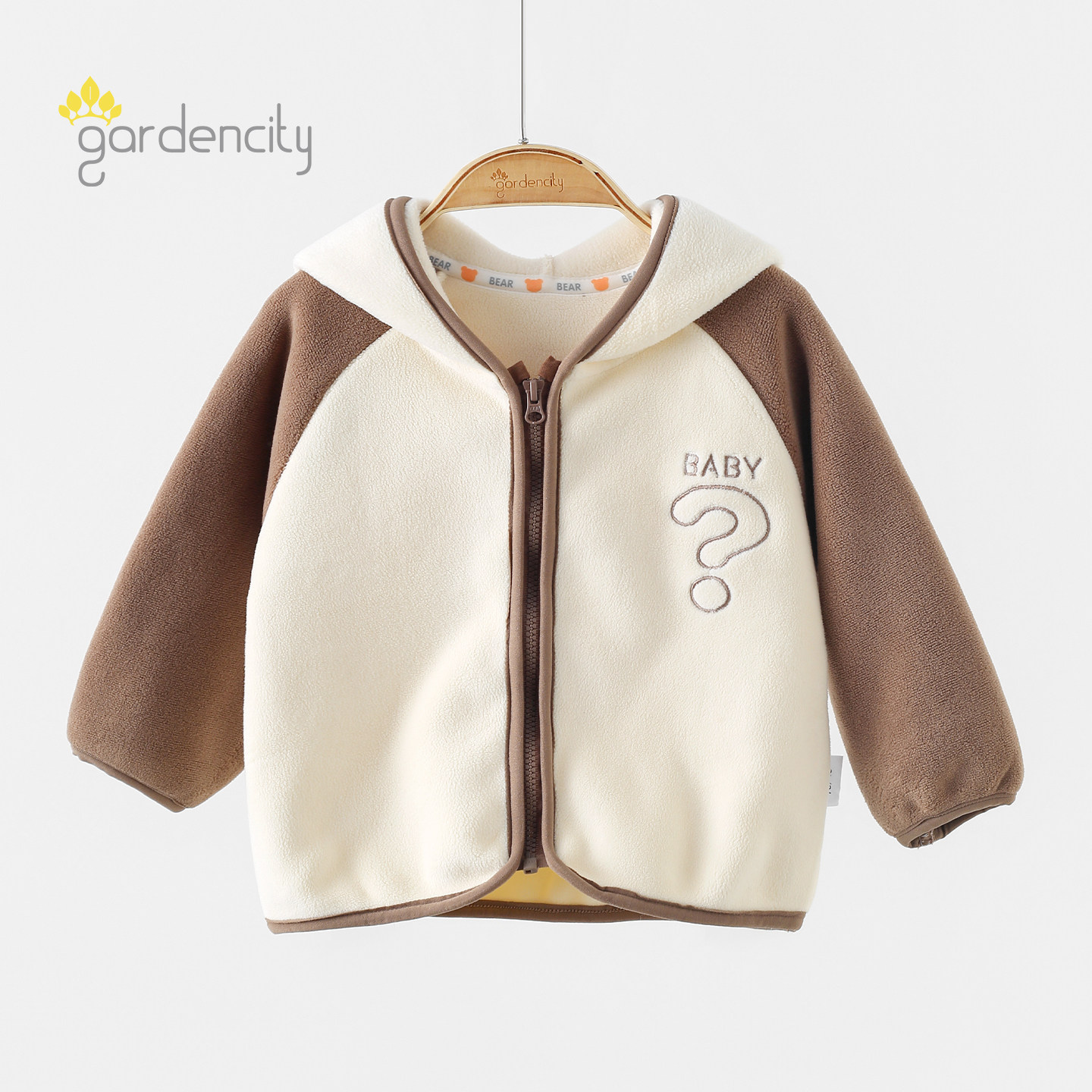 gardencity婴儿外套秋冬季摇粒绒