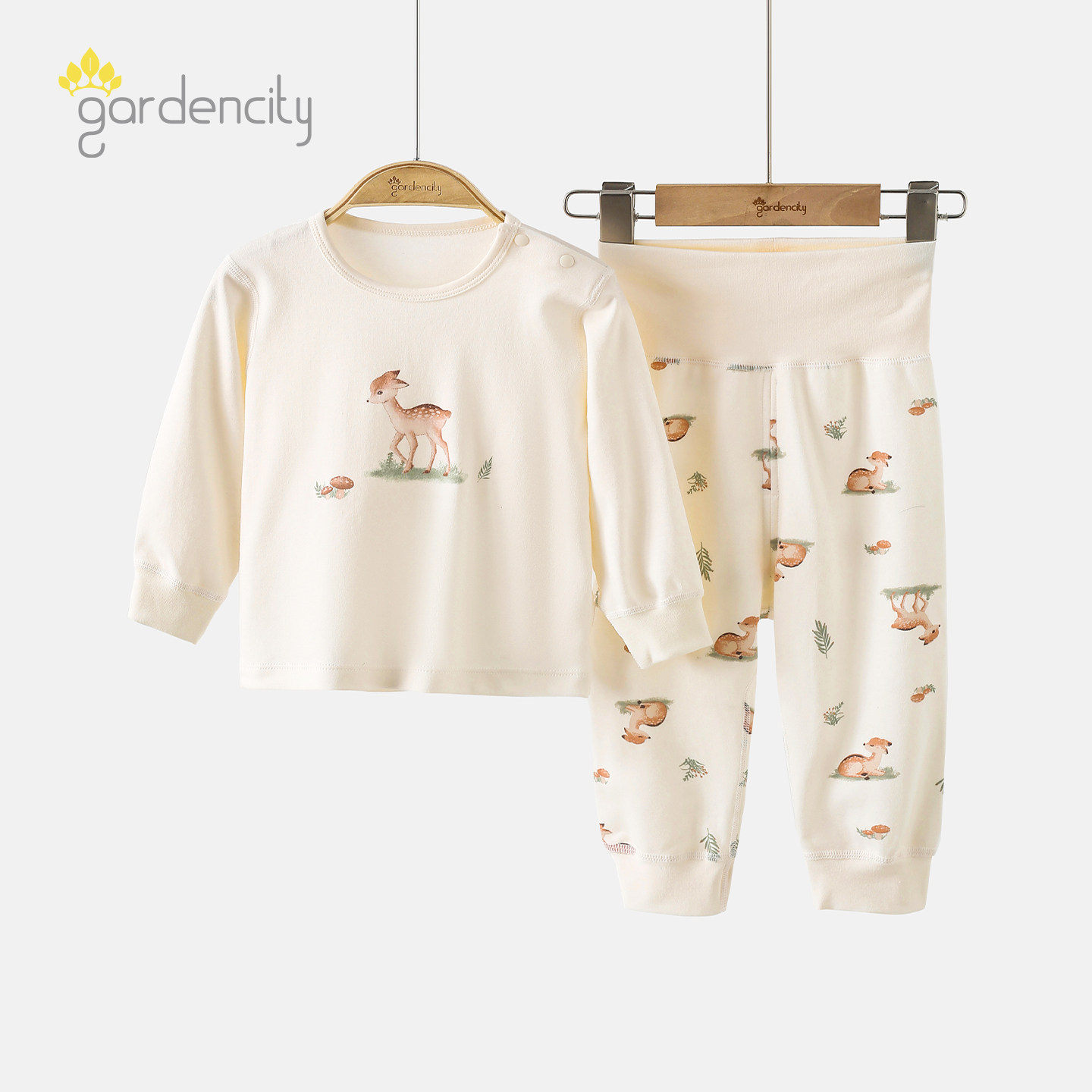 gardencity婴儿家居服套装春秋