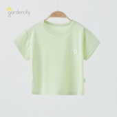 婴儿短袖 上衣打底儿童a类 莫代尔遇水生花男女宝宝半袖 T恤夏季 薄款