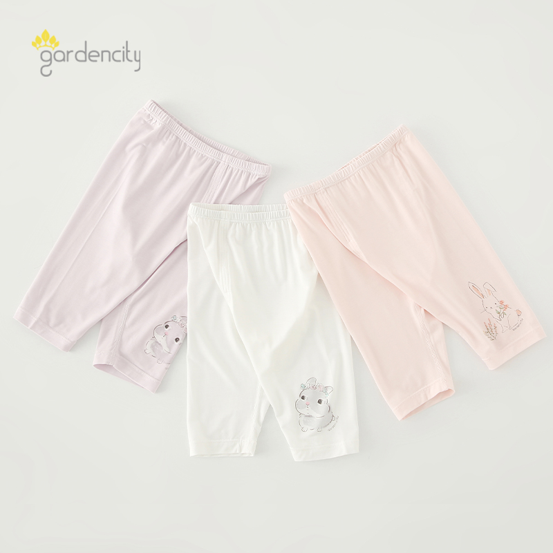 女宝宝7分打底裤夏季莫代尔