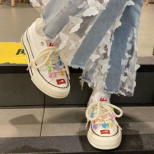 回力爆改高帮女鞋夏款原创厚底帆布鞋女夏季透气ins百搭小众板鞋