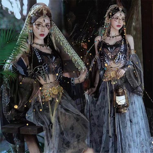 2023年天丝敦煌黑蝴蝶汉服旅拍