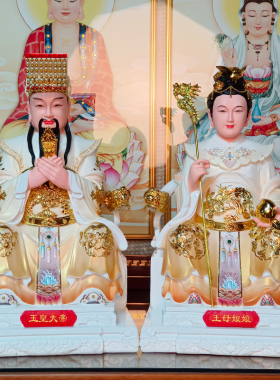 汉白玉玉皇大帝王母娘娘神像紫薇大帝东岳大帝瑶池金母西王母摆件