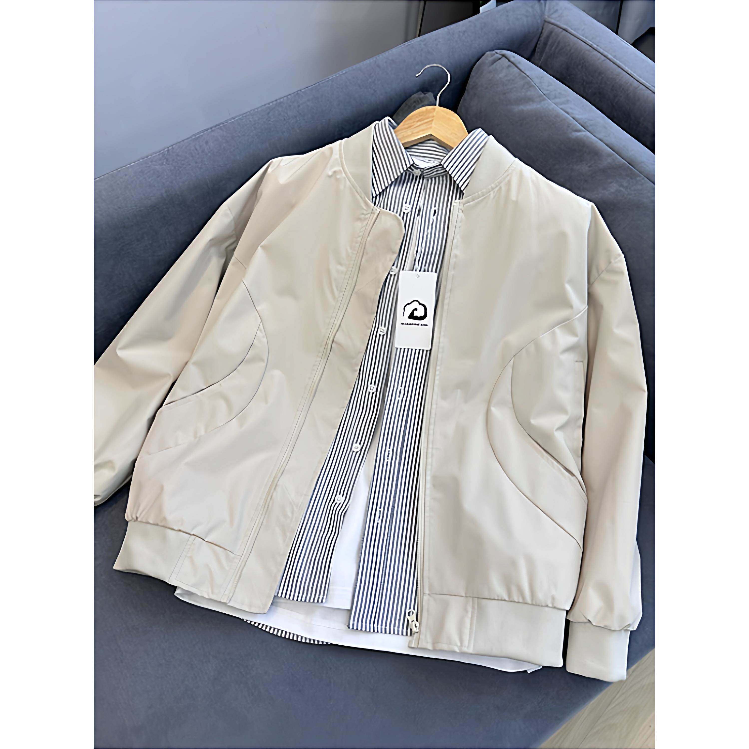 高级感飞行员夹克男士外套春秋季2025新款宽松短款棒球服潮流男款