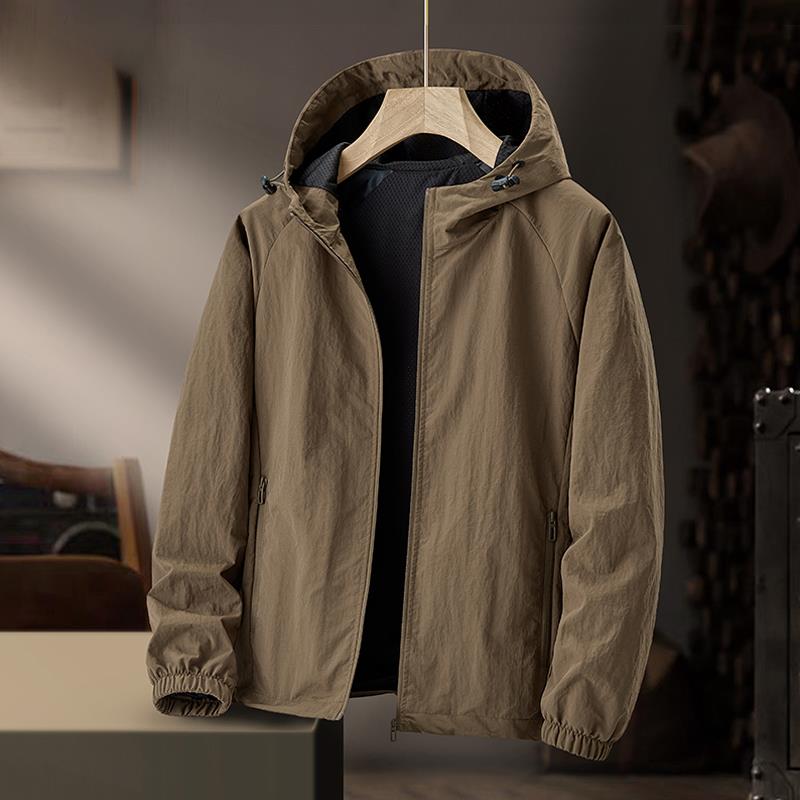 S.F Marceau~出口德国~轻奢时尚！外套风衣男连帽春秋季休闲夹克