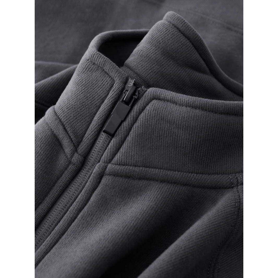 MAROLIO~柔软亲肤！2025新款立领开衫卫衣男女秋冬季加绒保暖外套,男装,大码上装,淘宝优惠券,粉丝福利购,淘宝优惠卷