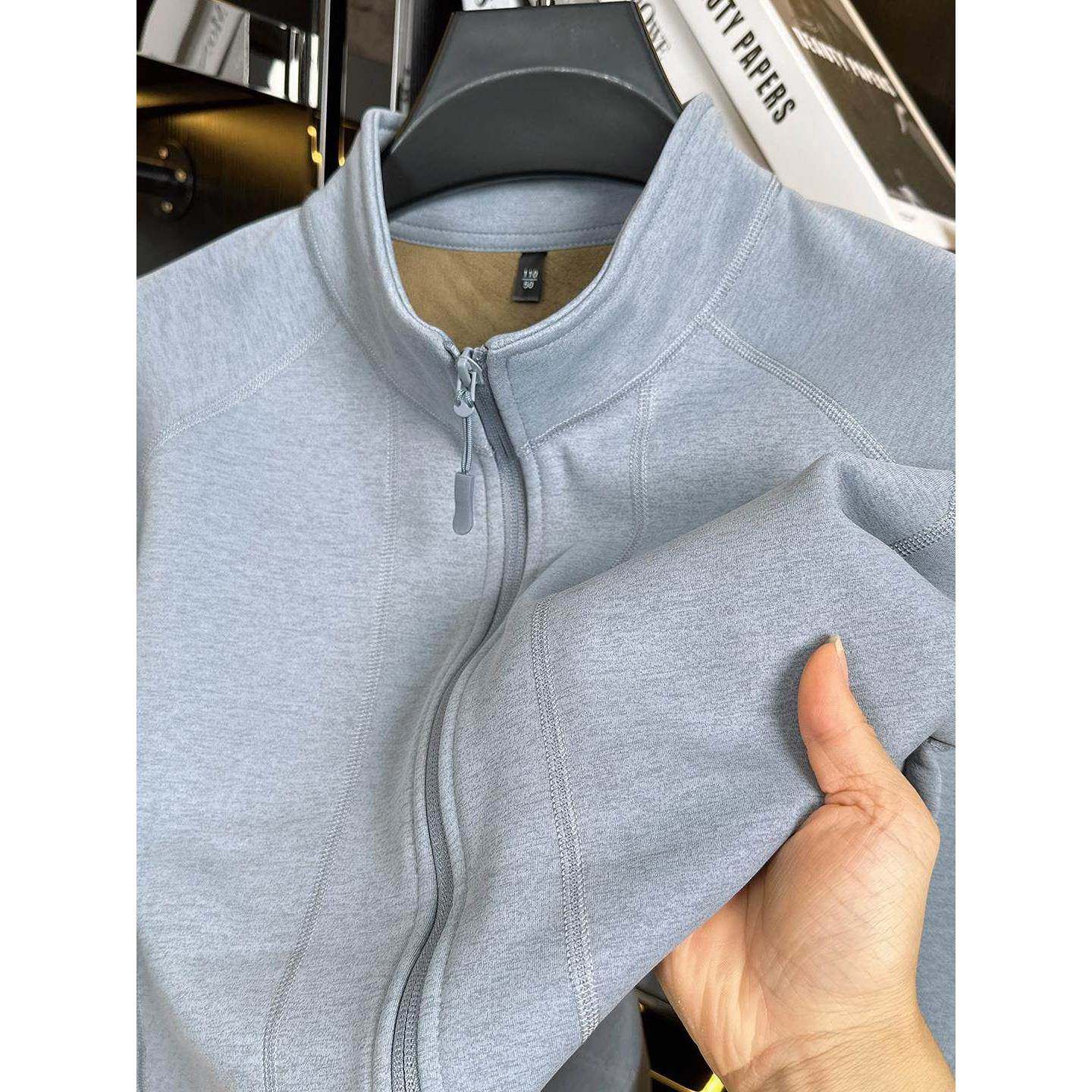 Mostarsea~奥粒绒半高领卫衣外套男秋冬加绒加厚立领保暖拉炼开衫,男装,大码上装,淘宝优惠券,粉丝福利购,淘宝优惠卷