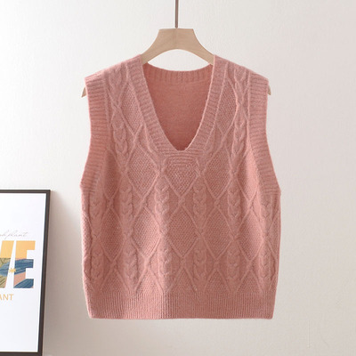 套头韩版百搭短款V领修身百搭