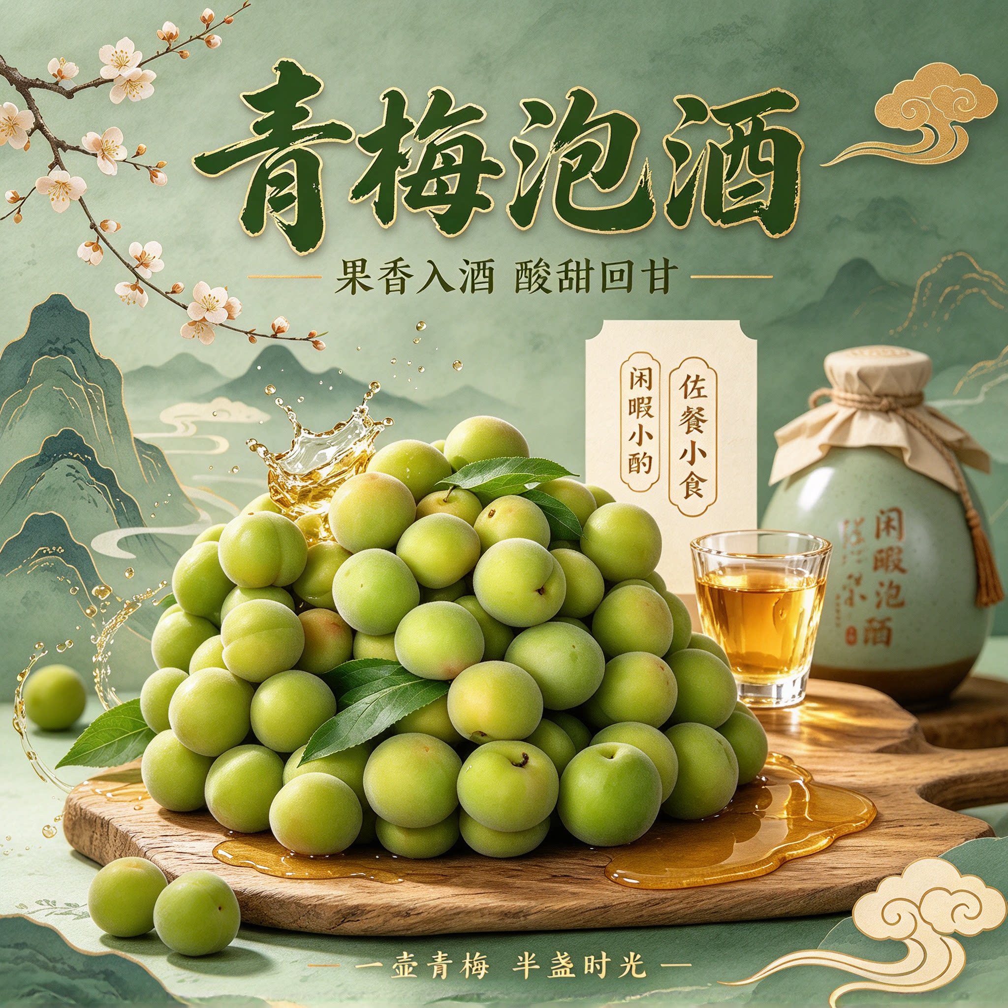 轻加工青梅鲜果泡酒半成品精选酸甜新鲜大果开胃自酿休闲水果野生