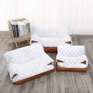 正品狗窝凉感沙床发宠靠背床金毛猫咪科技布物猫窝防水易擦洗型大