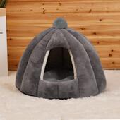 床幼半猫别墅用狗窝冬季 猫咪季 保暖宠物用 猫窝四通猫屋封闭式 正品
