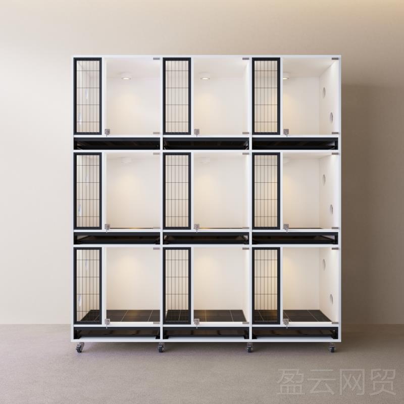 正品狗实木狗笼狗柜寄养展型示柜繁育笼狗墅别小型中型大猫狗带厕