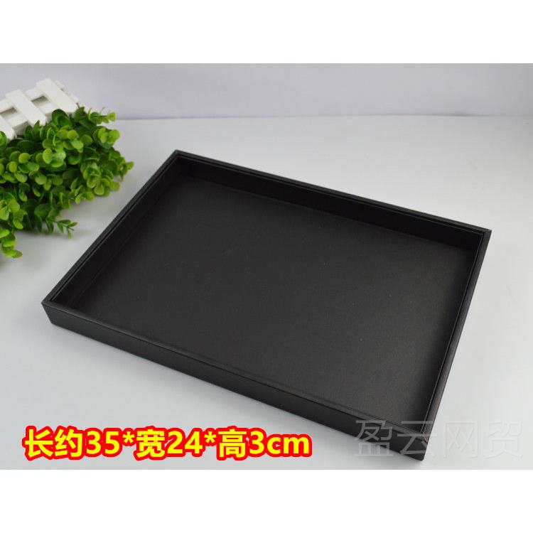 正品皮绒首展示台珠宝饰品盒子盘项链手钉表收纳耳展示饰珠布宝店