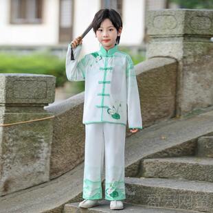 正品儿童出幼服儿园中演国风国诵庆朗汉服小学生合唱服舞台表演服