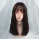 正品 自然蓬松爱龄 假发可女中长直发漫画刘海红锁骨发减网主播同款