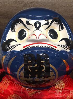 正品日式店铺达摩蛋料开运摆件寿店装饰品陶瓷存钱罐日本司理业开