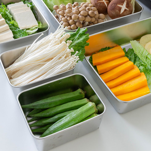 述物日式不锈钢食物备火锅烤盘