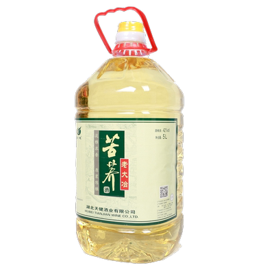 老大冶苦荞酒白酒5L42度10斤大桶散装泡药原浆纯粮实惠家庭装