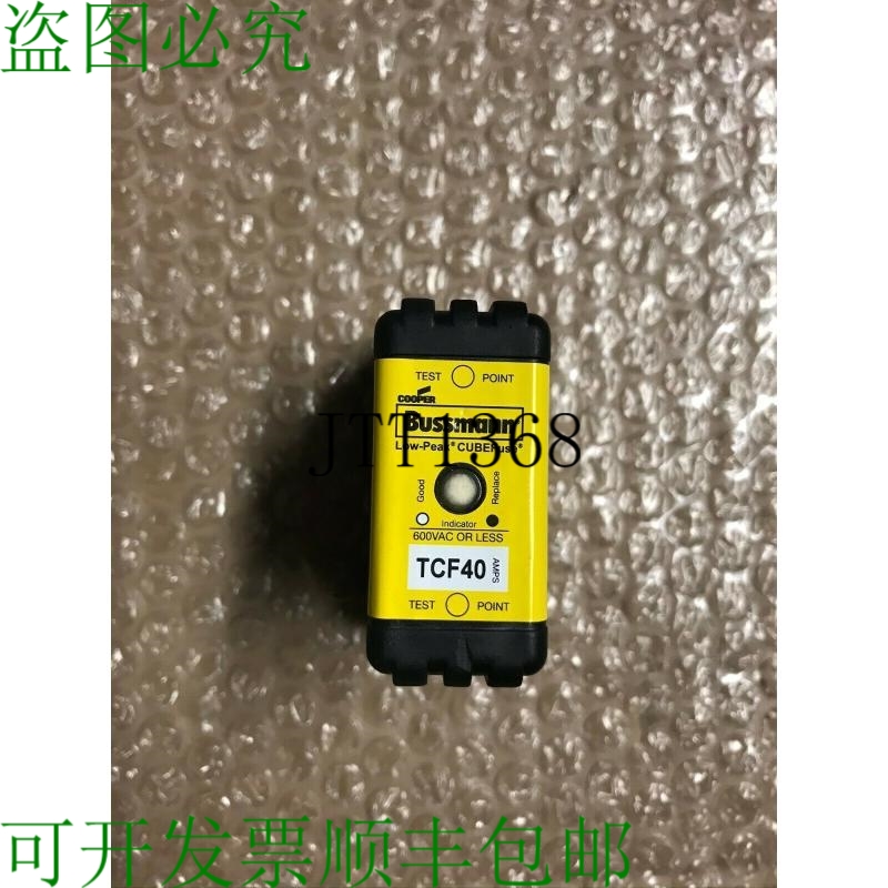 原装供应Cooper Bussmann Tcf40双元件限流保险丝，带Cf保险丝座