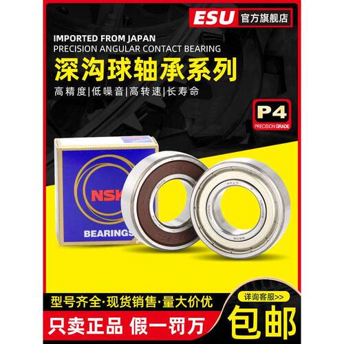 日本进口NSK6200 6201 6202 6203 6204 6205 6206Z DU RS高速轴承