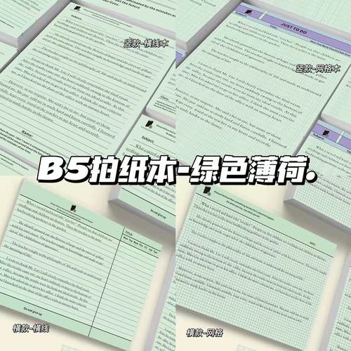 ins风高颜值学生草稿本