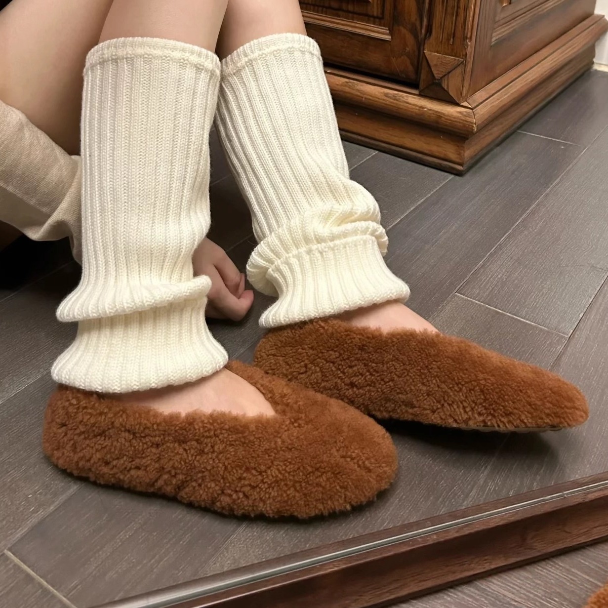 羊皮毛一体2025新款毛毛鞋