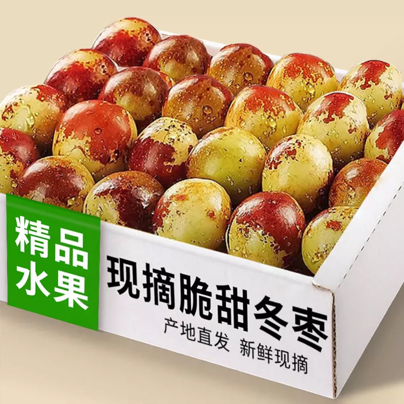 新鲜现摘沾化冬枣新鲜大枣冰糖脆甜特大包邮孕妇水果当季枣子整箱