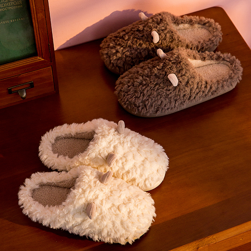 学生寝室棉拖鞋少女心拖鞋保暖