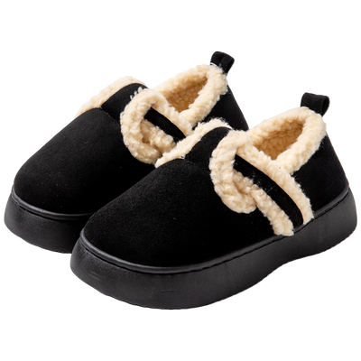 勃肯穆勒风格棉拖鞋厚底保暖增高