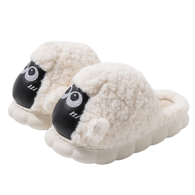 棉拖鞋踩屎感小绵羊可爱个性