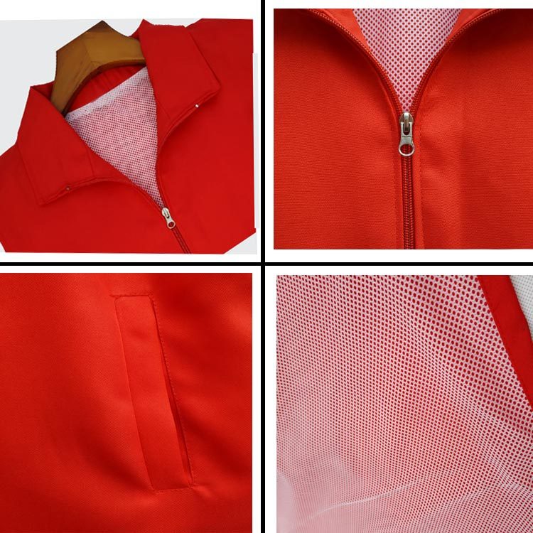 VOLUNTEER VEST CUSTOM PRINTED LOGO DOUBLE-LAYER VOLUNTEER RED VEST ADVERTISING VEST VEST MESH