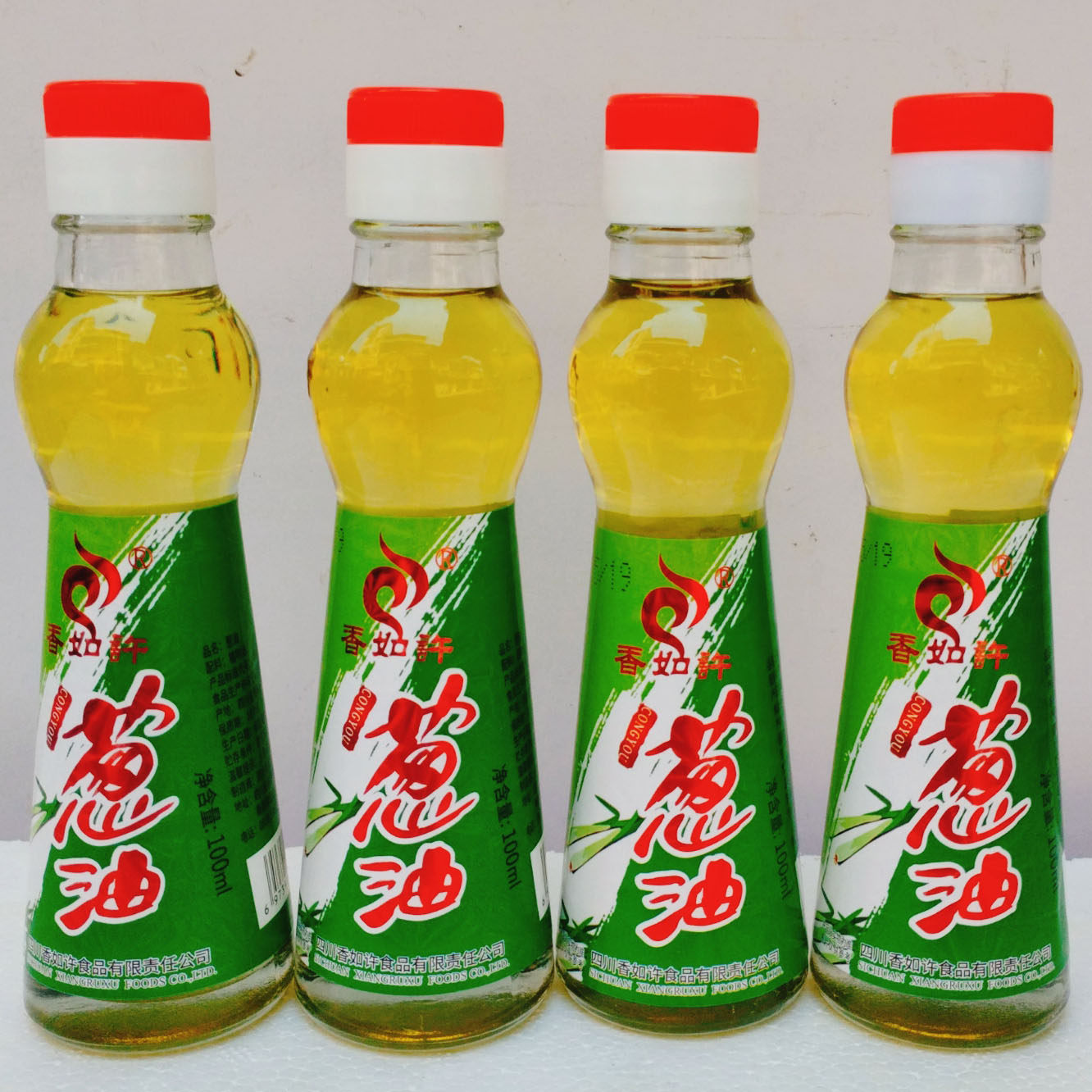 香如许葱油100ml小瓶装家用炒菜凉拌火锅蘸料调味油厨房烹饪调料