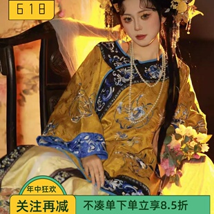 清汉女重工刺绣上衣国风晚清复古中式外衫晋商少奶奶戏文说舞蹈服