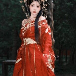 帝姬魏晋南北朝战国袍古装直裾袍汉服女亡国公主大气摄影国风大典