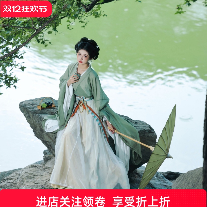 汉服女战国袍古装中国风公主少女