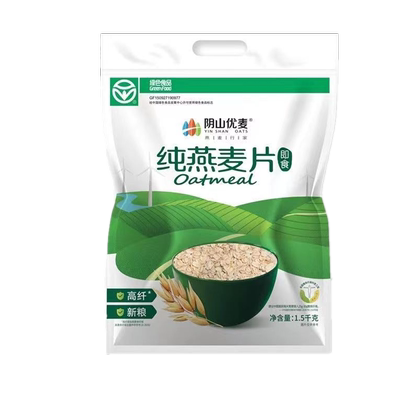 阴山优麦纯燕麦片1500g