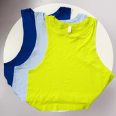 罩衣透气速干跳绳跑步健身瑜伽无袖 型短款 背心 宽松版 休闲运动风格