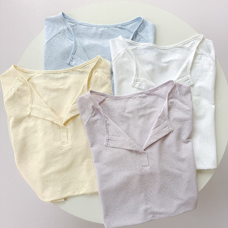 短袖女提花T恤速干透气宽松薄款