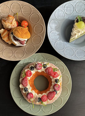 日本进口 皆川明mina perhonen 铃鼓系列餐盘草帽盘