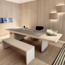 实木茶桌茶室侘寂风设计师现代简约办公室家用高端泡茶台桌椅组合