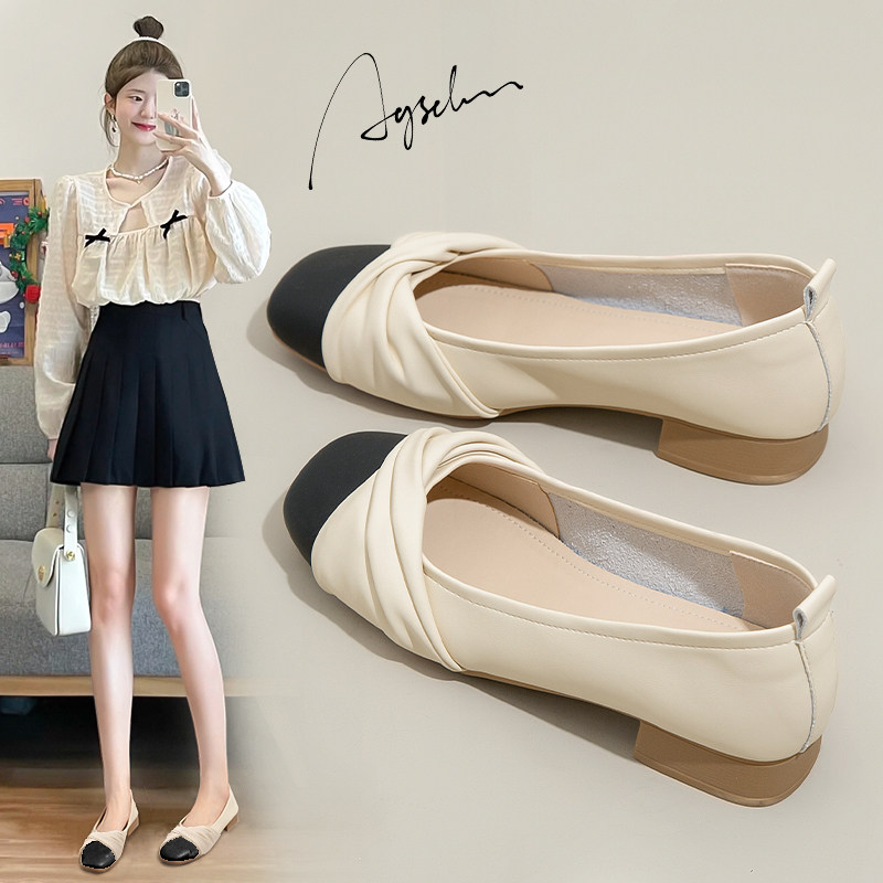 奥古狮登玛丽珍女鞋2023夏季新款百搭温柔单鞋轻便凉鞋法式小皮鞋