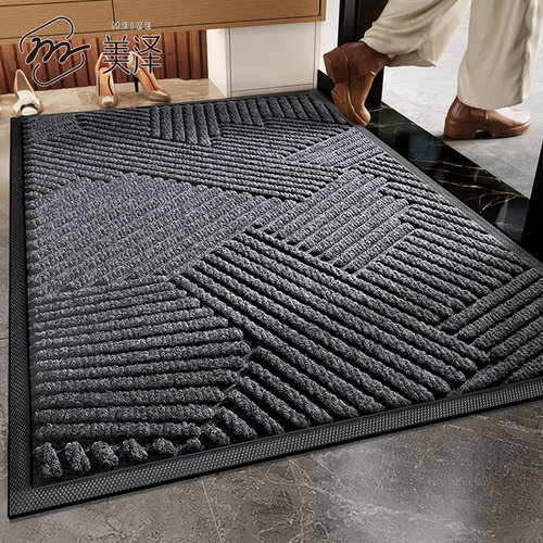 入户门耐脏免洗简约除尘门外地毯